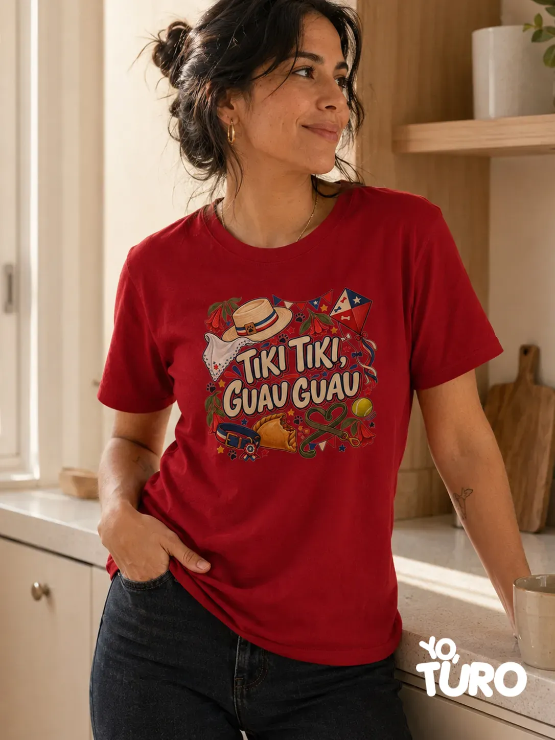 Polera Tiki Tiki Guau Guau | Yo, Turo