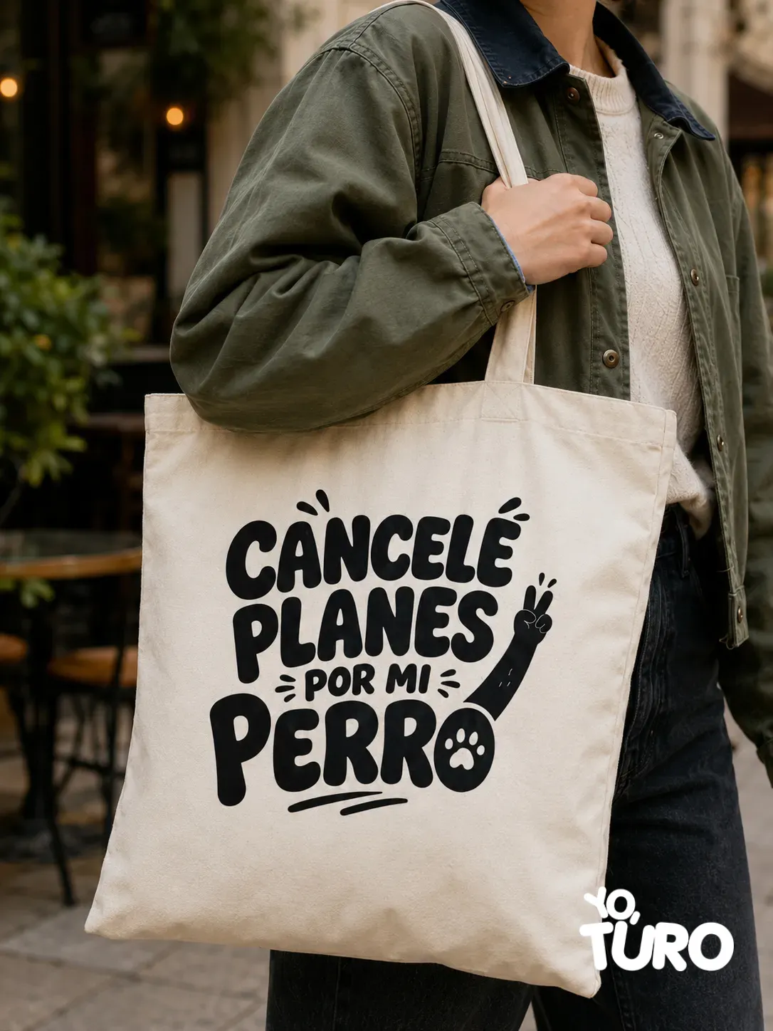 Totebag Cancelé planes por mi perro | Yo, Turo