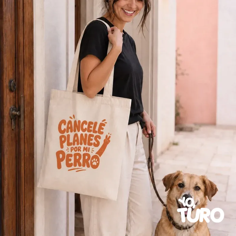 TOTE BAG — Cancelé planes por mi perro