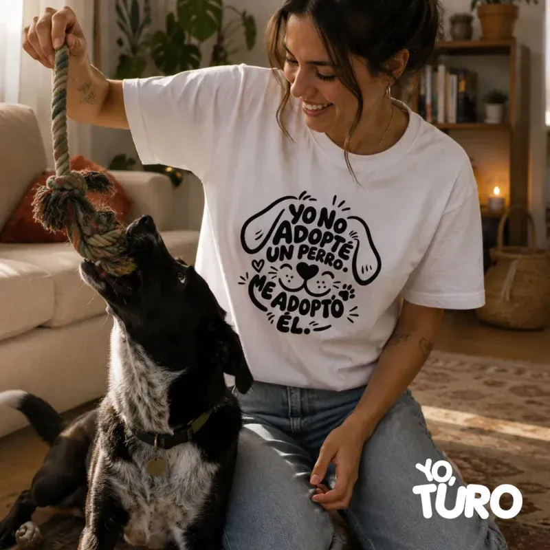 Yo no adopté un perro, me adoptó él