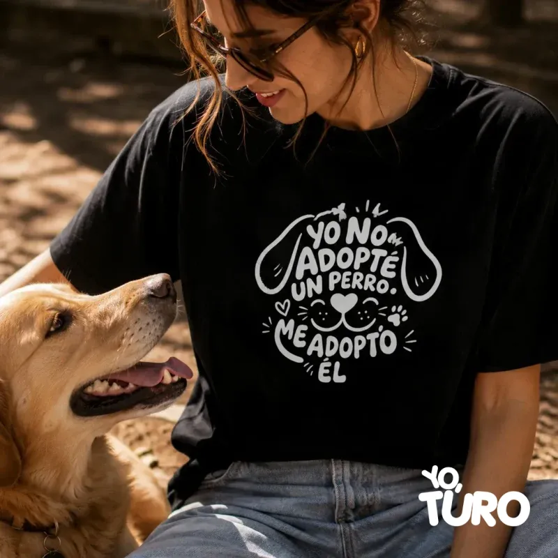 Yo no adopté un perro, me adoptó él