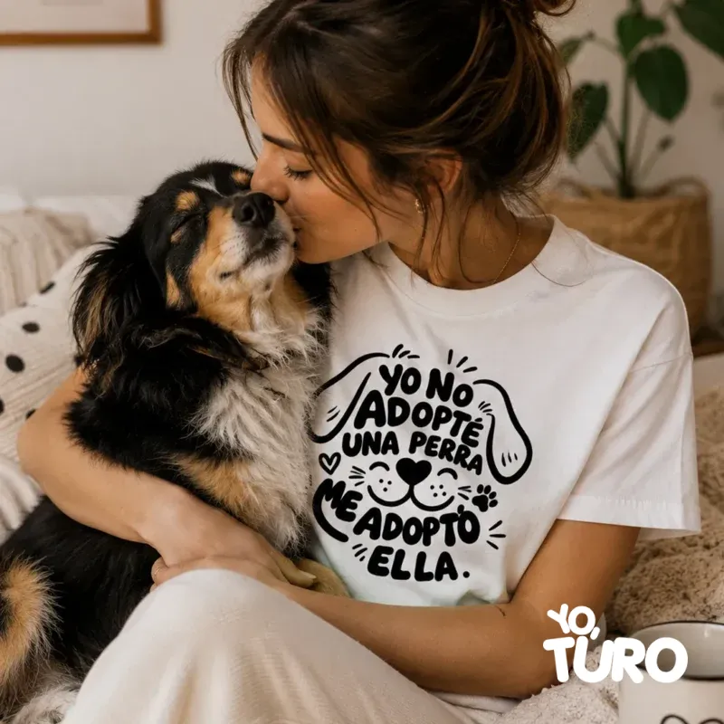 Yo no adopté una perra, me adoptó ella