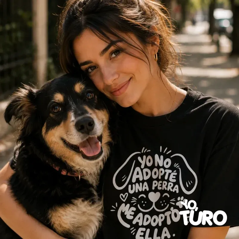 Yo no adopté una perra, me adoptó ella