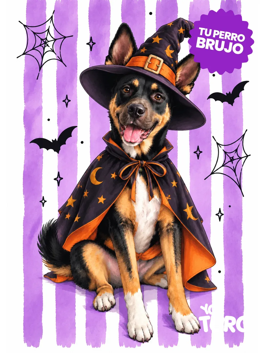 Tu mascota personalizada: Brujo — Especial Halloween