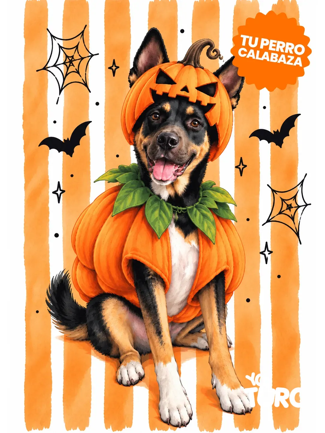 Tu mascota personalizada: Calabaza — Especial Halloween