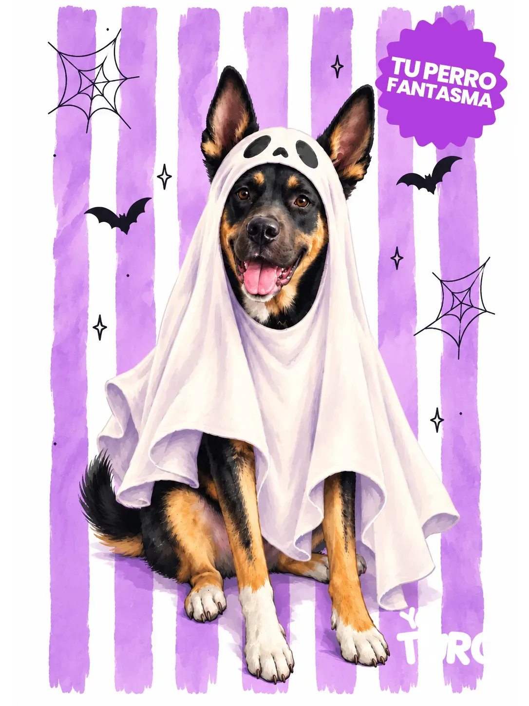 Tu mascota personalizada: Fantasma — Especial Halloween