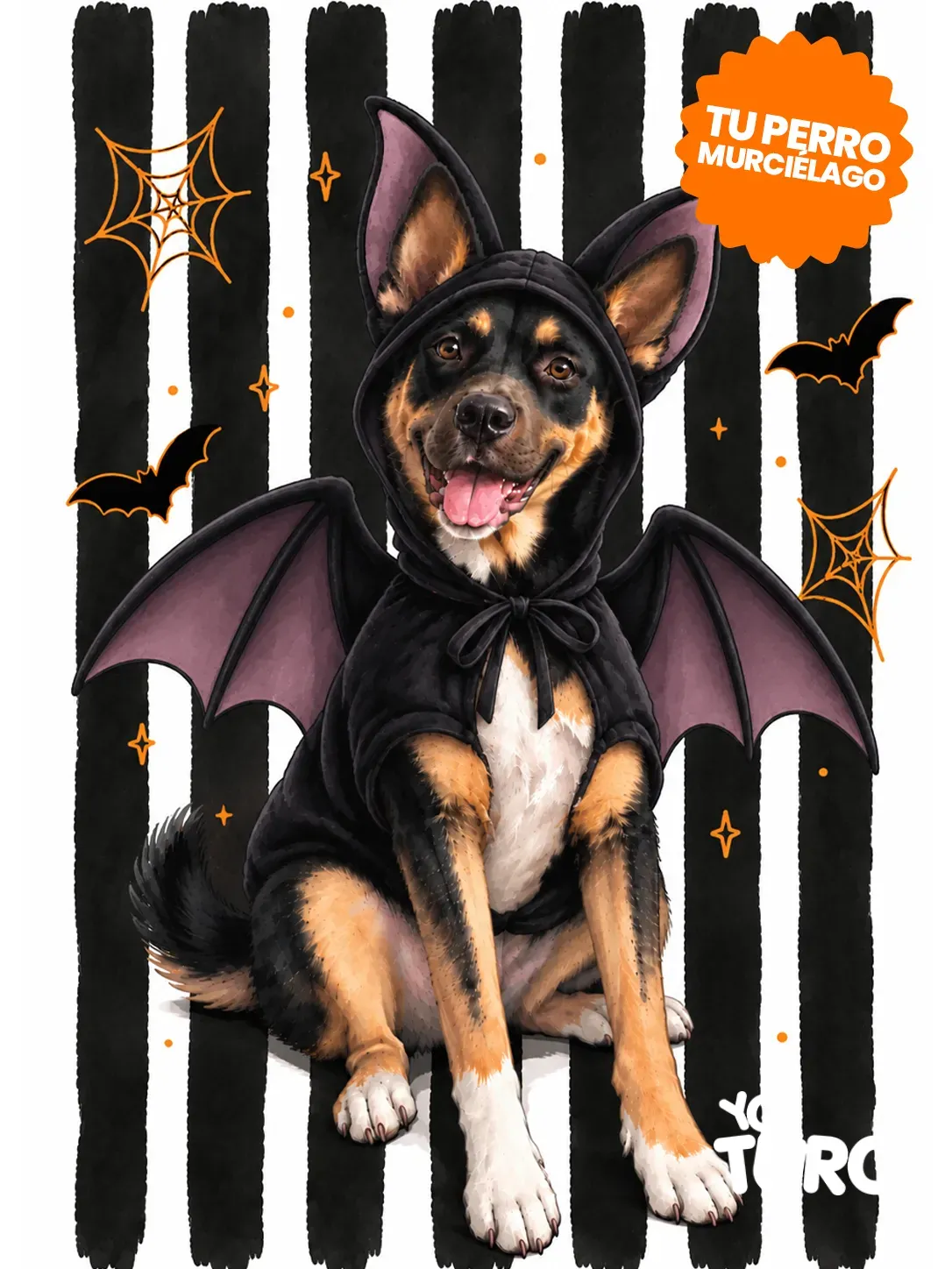 Tu mascota personalizada: Murciélago — Especial Halloween