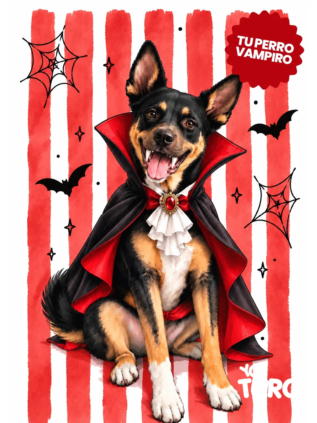Tu mascota personalizada: Vampiro — Especial Halloween