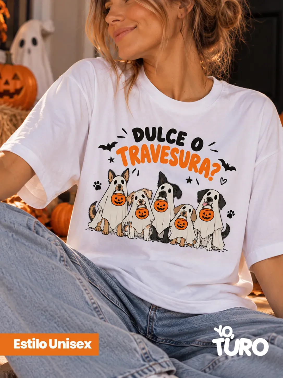 Polera Dulce o Travesura? 🎃👻 — Blanca