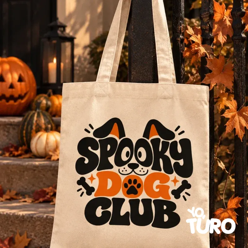 Tote Bag Spooky Dog Club