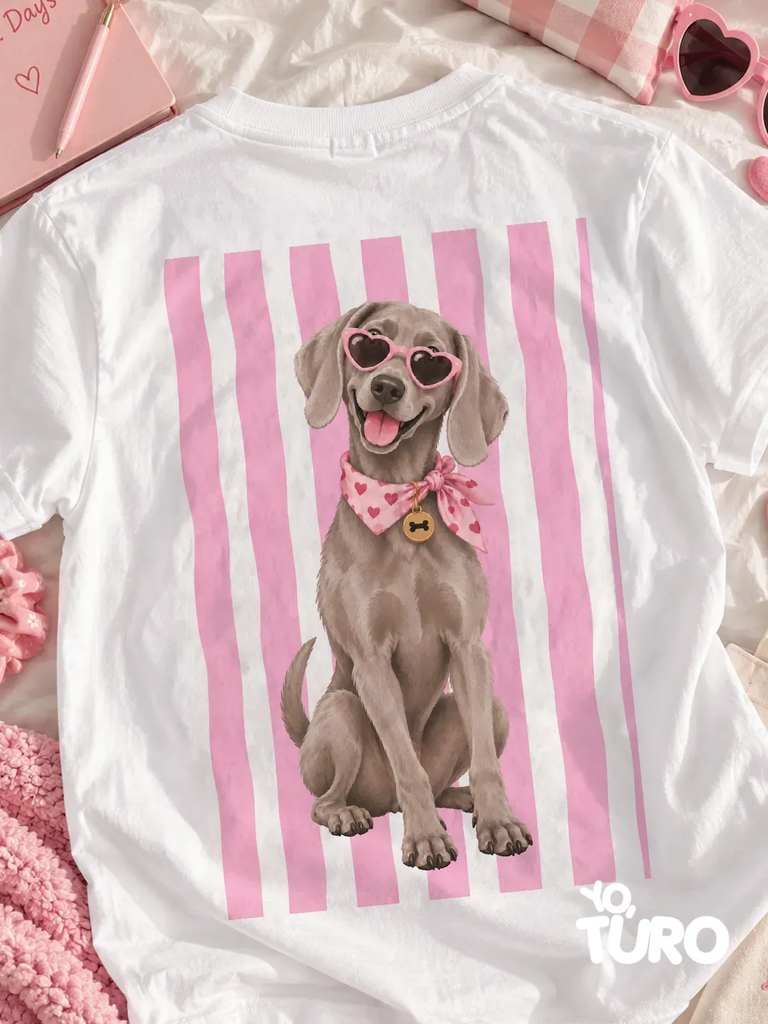 Weimaraner Pipa — La Enamorada